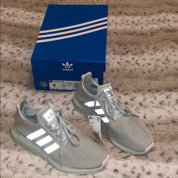 adidas swift run mint green